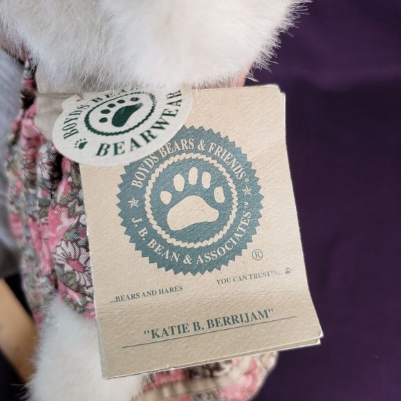 Boyds Bears and Friends Katie B Berrijam  910062 Dress w/Tags and Buttons 10" - Picture 7 of 9